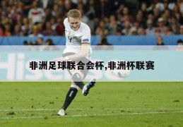 非洲足球联合会杯,非洲杯联赛